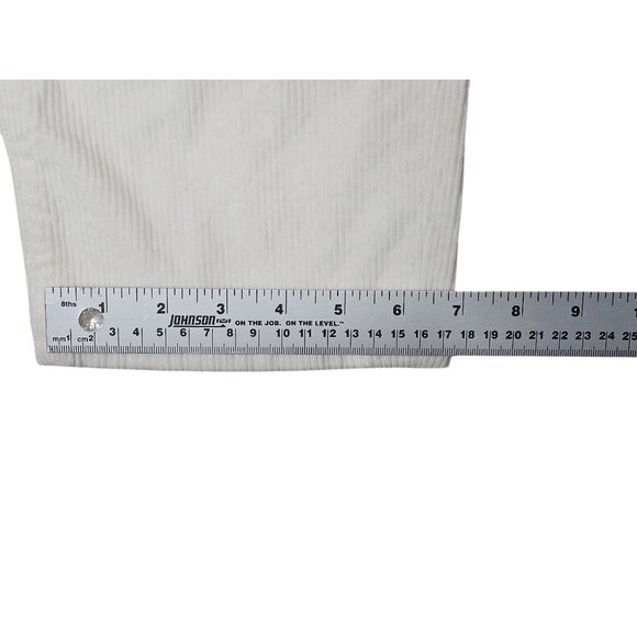 Ética Cream Corduroy Pants Size 25 Button Fly - Picture 9 of 11